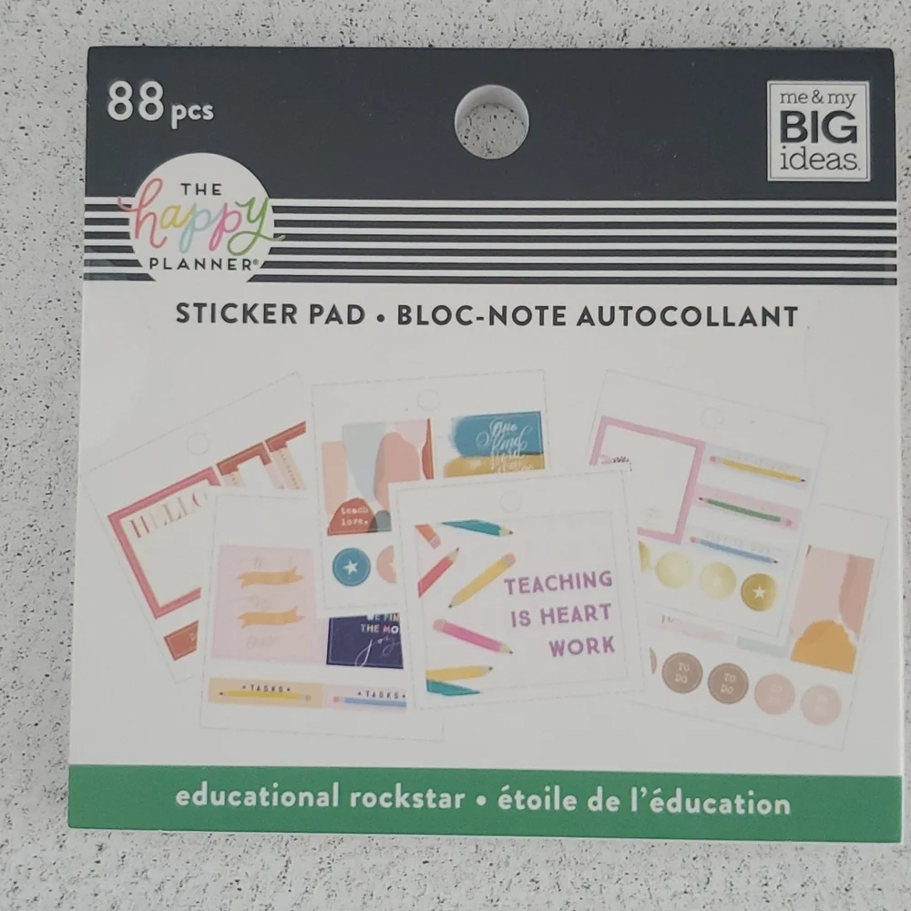 THE HAPPY PLANNER EDUCATIONAL ROCKSTAR STICKERS